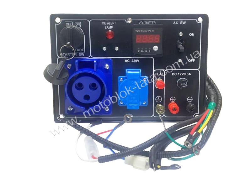 Панель приладів TT-AGRO-MOTO на генератор 4,5KW/5,0KW, УЦІНКА