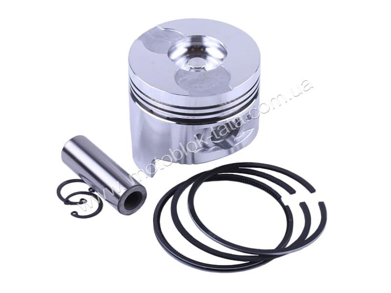 Поршневий комплект 86,50 мм (тупий конус форкамери) YBX на дизельний двигун 186F, 8 одиниць