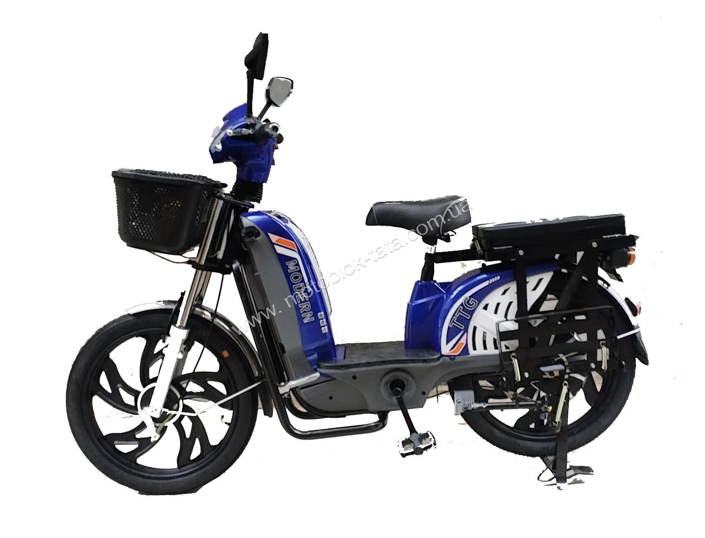 Електровелосипед TTG Modern 800W, Синій