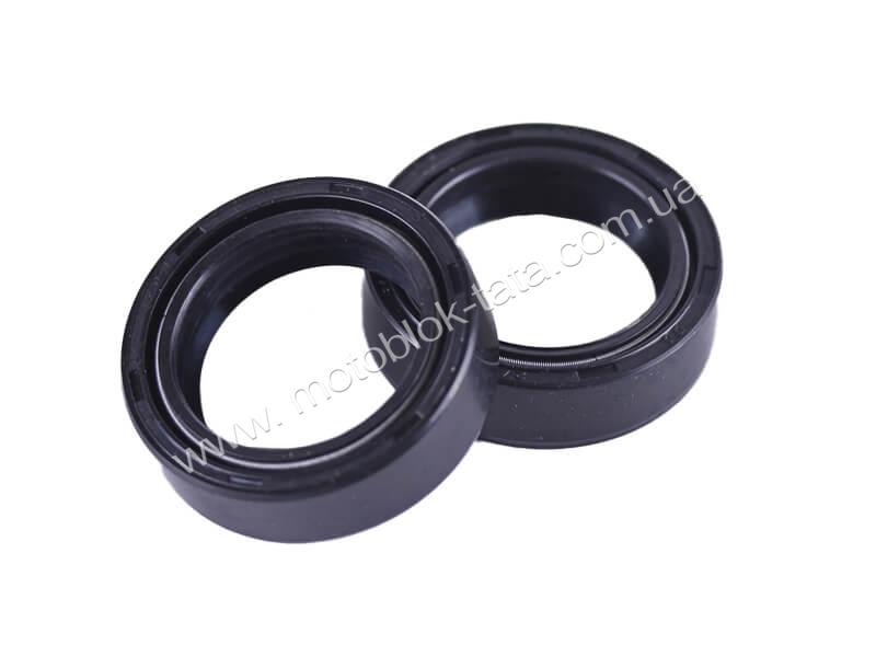 Сальники переднього амортизатора, к-т 2 шт: 27×37×10,5 - Альфа YBX