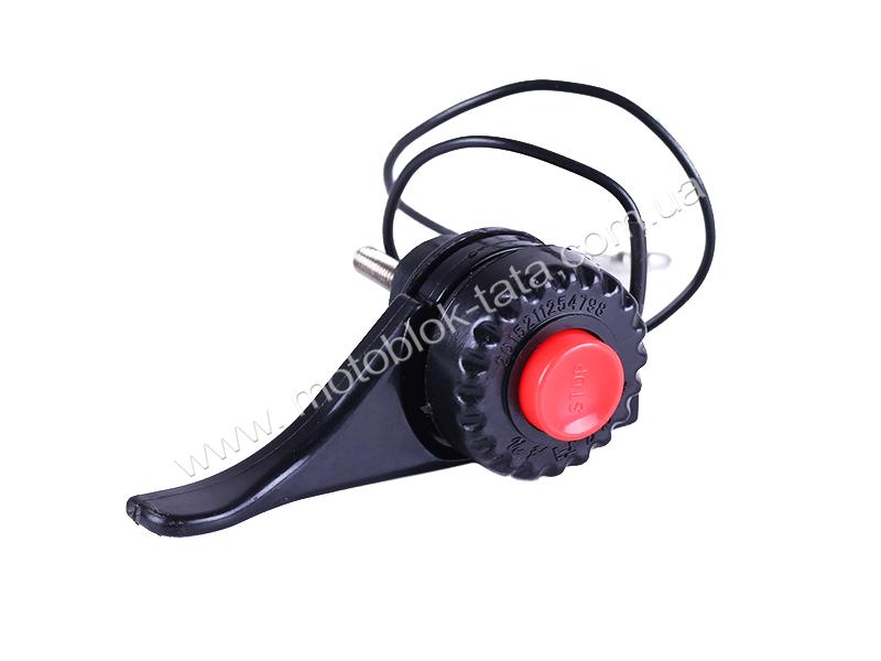 Важіль газу з кнопкою для бензинової мотопомпи 52СС YBX