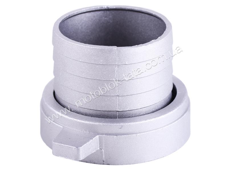 Перехідник мотопомпи алюмінієвий із фланця на шланг тип 3 - V80 YBX