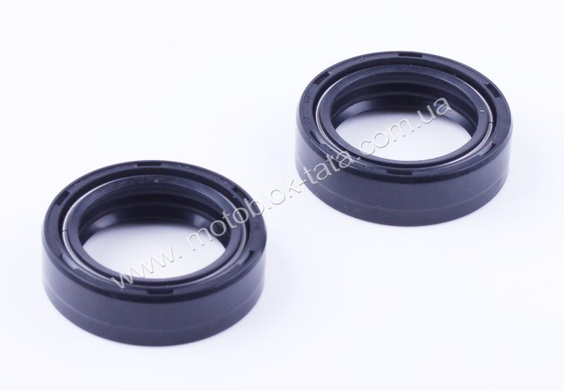 Сальники переднього амортизатора, к-т 2 шт.: 27×37×10,5 - Актив YBX