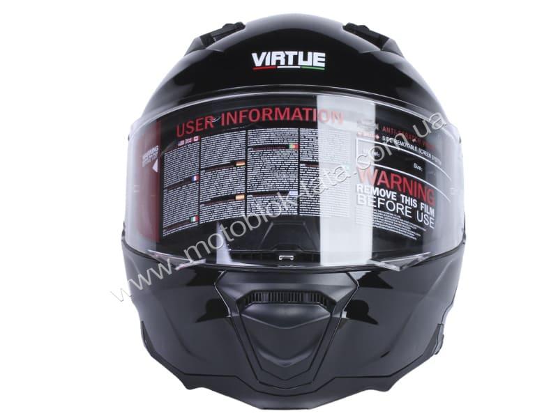 Шолом для мотоцикла, скутера V-80 VIRTUE трансформер (чорний, size XL), изображение 5