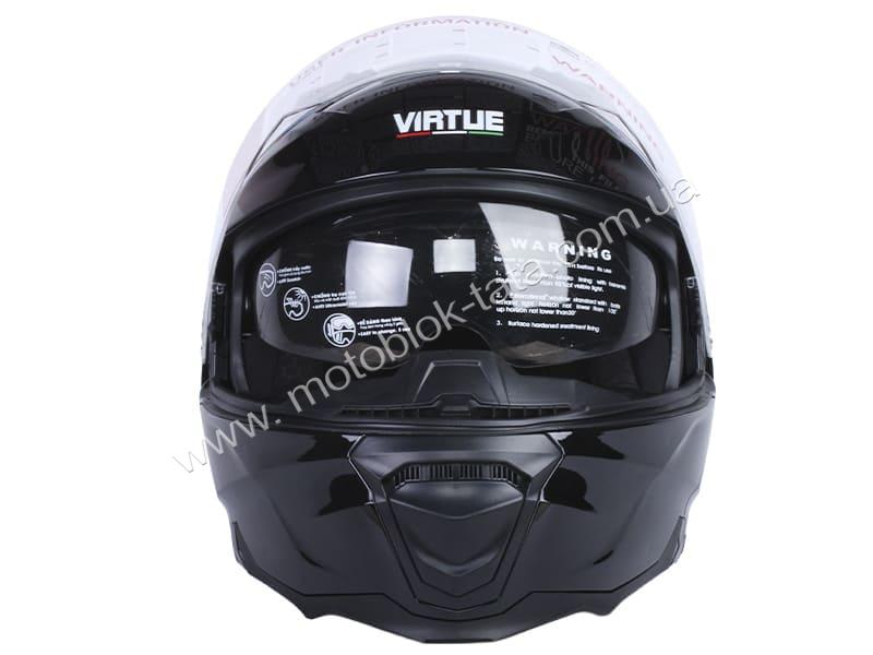 Шолом для мотоцикла, скутера V-80 VIRTUE трансформер (чорний, size XL), изображение 7