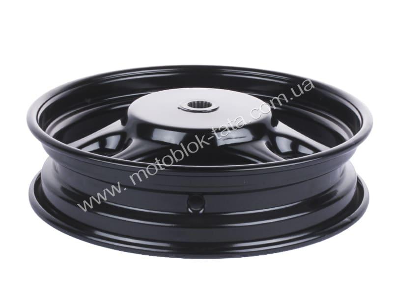 Диск задній TT AGRO MOTO 10*2,15 на скутер Let's, сталевий, барабанне гальмо, black