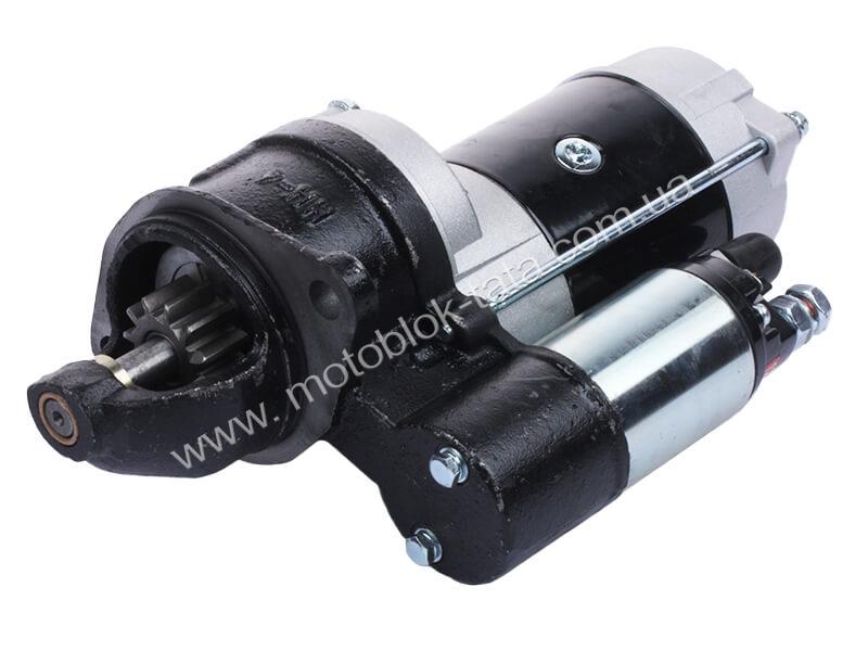 Стартер TTG QDJ1401-1 на минитрактор Shifeng 240, Z-11, 12V, 4.0KW, посадка 82 мм, межболт. L-120 мм