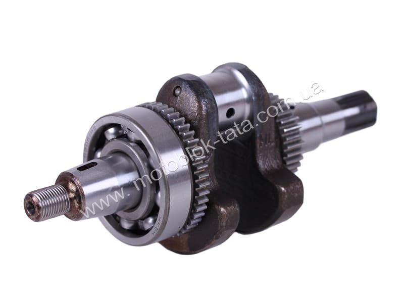 Колінвал у зборі YBX під шліци на дизельний двигун 173D, діаметр 25 мм.