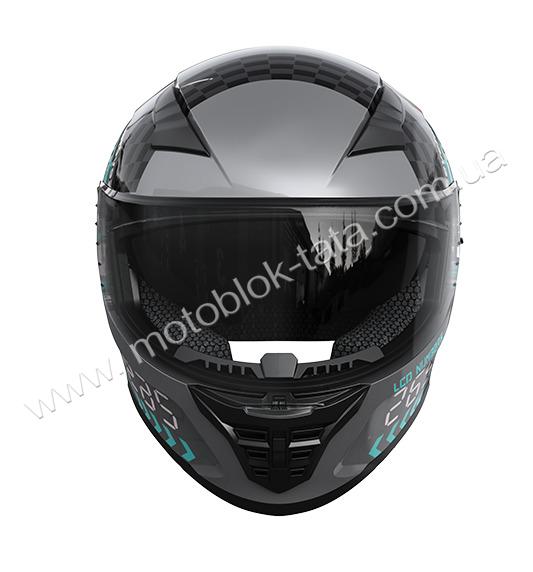 Шолом 800 сірий з графікою size L-TTG