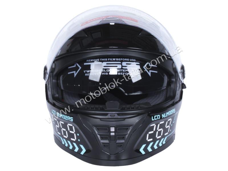 Шолом для мотоцикла, скутера 800 Racing 269 TTG інтеграл (чорний з графікою матовий, size M), изображение 6