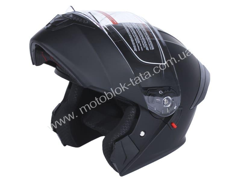 Шолом для мотоцикла, скутера 909 TTG трансформер (чорний матовий, size M), изображение 7