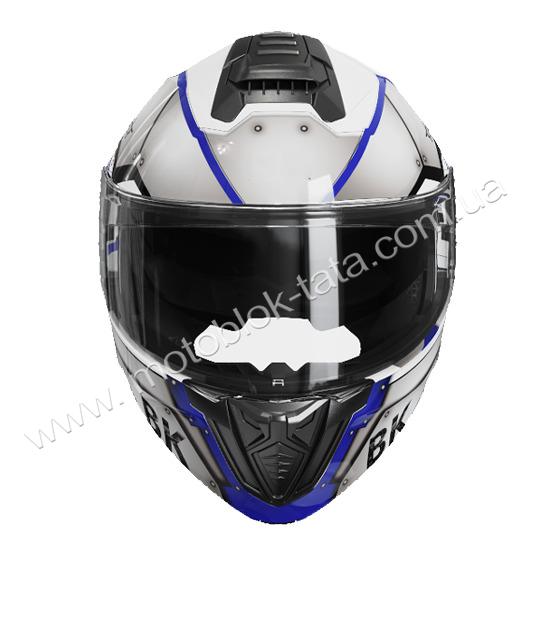 Шлем 900 серый с белым и синим size M - TTG