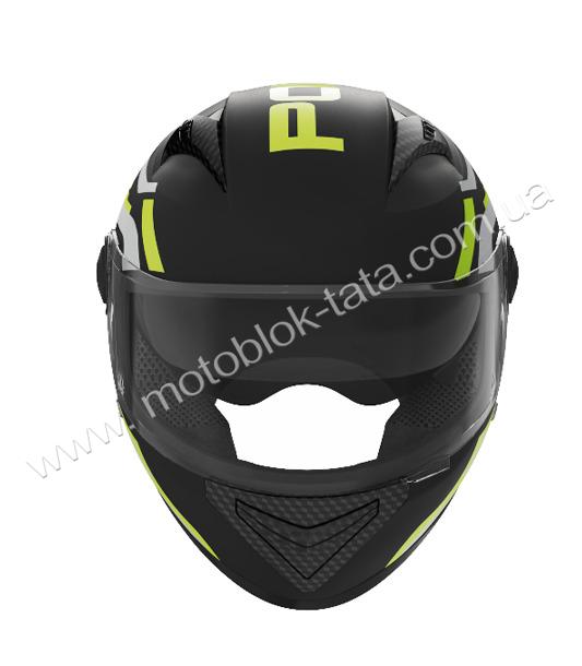 Шолом 557 чорний із зеленим - TTG