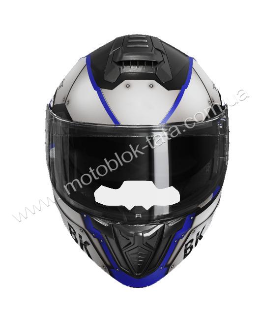 Шлем 900 серый с синим size M (трансформер) - TTG