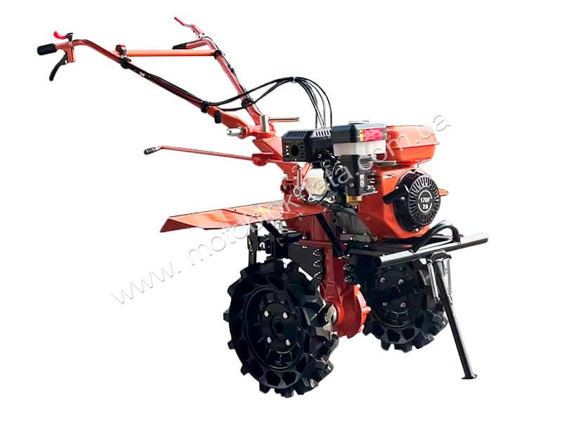 Мотоблок ТТ-1100С(3-12)-ZX (редуктор 3+1) колесо 4,00×8 (безповітряне), двигун 170F (7 л.с.) (з верхнім фільтром) - бензин