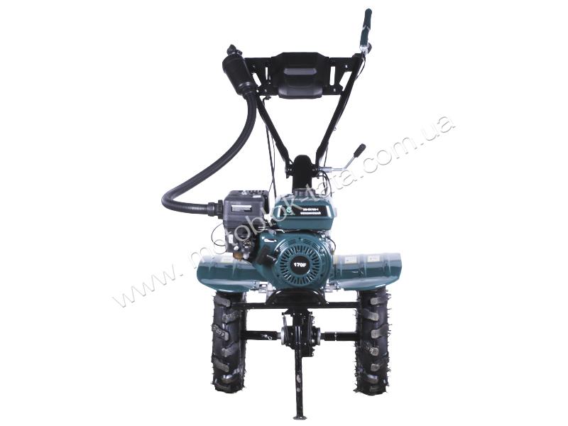 Мотоблок бензиновий MB-ZX100-1 TT AGRO MOTO (редуктор), колесо 4,00×8, двигун 170F (7 к.с.), GREEN, изображение 5