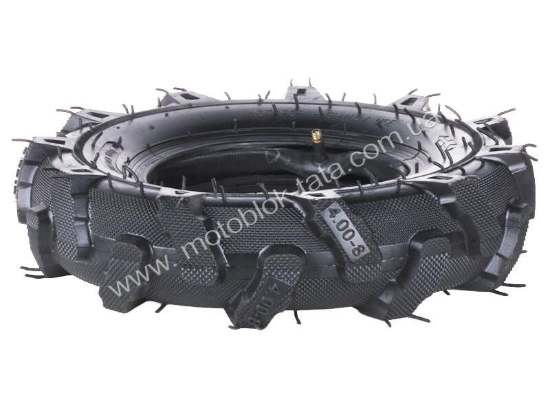 Покришка з камерою YBX 4.00×8 4PR на мотоблок, ялинка