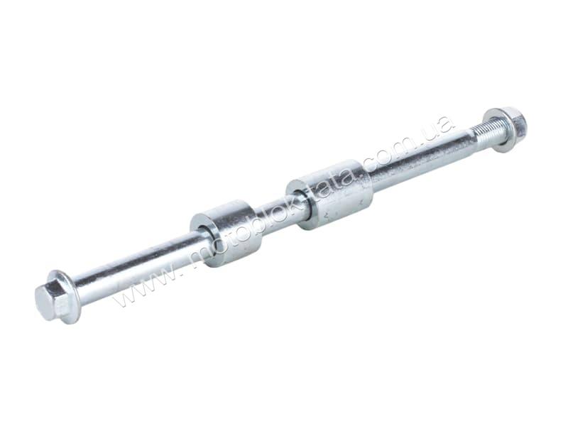 Ось заднего колеса YBX на мотоцикл XY150GY-17, к-т: 2шт. втулки и гайка), тип 2