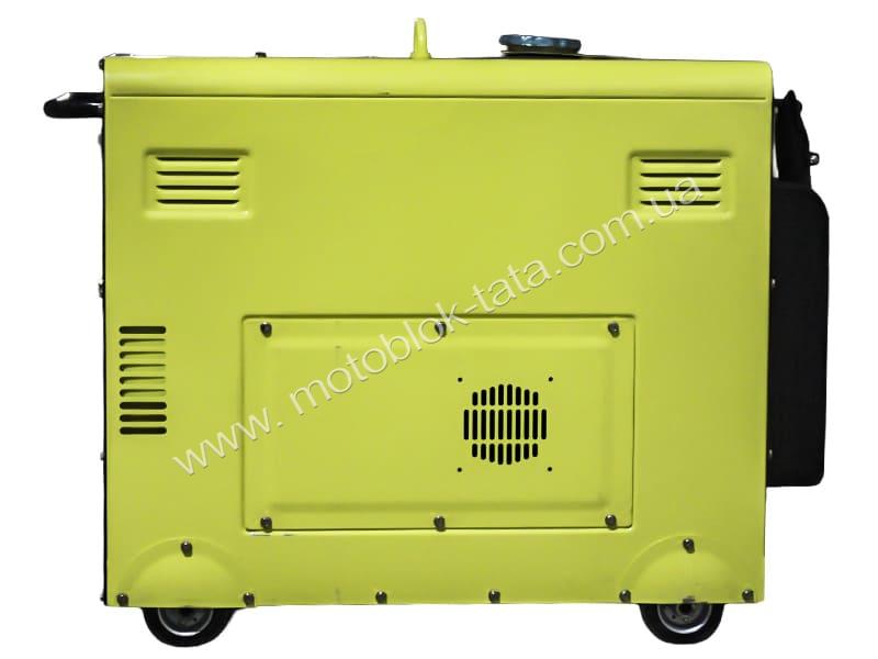 Генератор дизельний KDE7000S 4.5/5.0KW 220V YBX (однофазний, безшумний) двигун 186FE, Б/У, изображение 5