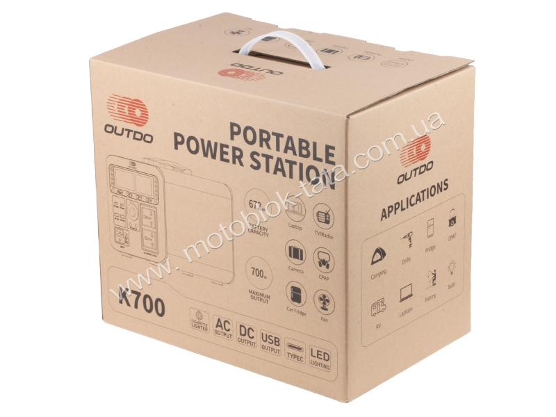 Портативна зарядна станція OUTDO (K700) 700W, изображение 5