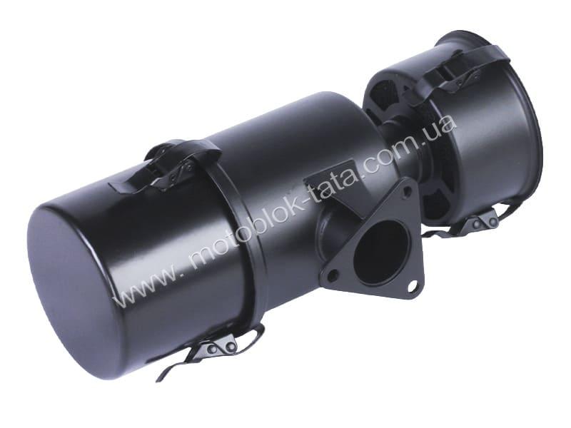 Фільтр повітряний з подвійною фільтрацією TT AGRO MOTO на бензиновий двигун 178F, нижня висока склянка, висота загальна - 280 мм