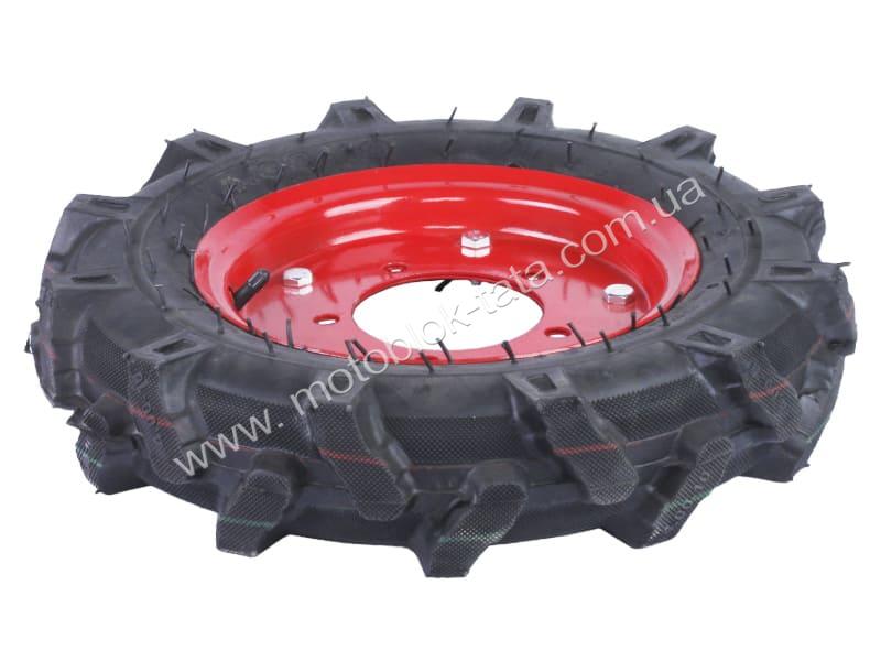 Колесо в зборі 4.00×10 TTG, під 5 болтів, центрального отвору - 110 мм, міжболтове 82 мм