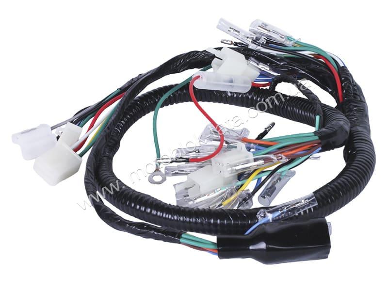 Проводка центральная YBX на мопед Альфа, без силовых кабелей