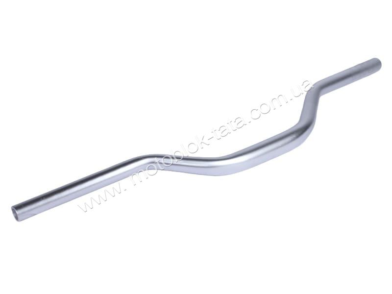 Кермо низьке YBX на мотоцикл, Silver, алюміній