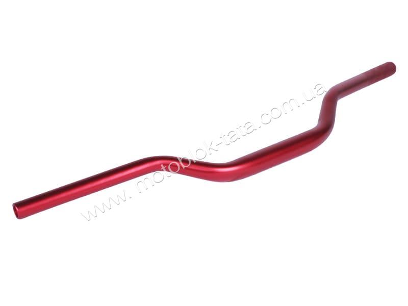 Кермо низьке YBX на смотоцикл, Red, алюміній