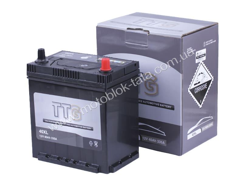 Акумулятор TTG 40AH 12V (L) 202×135×222 мм на дизельний генератор