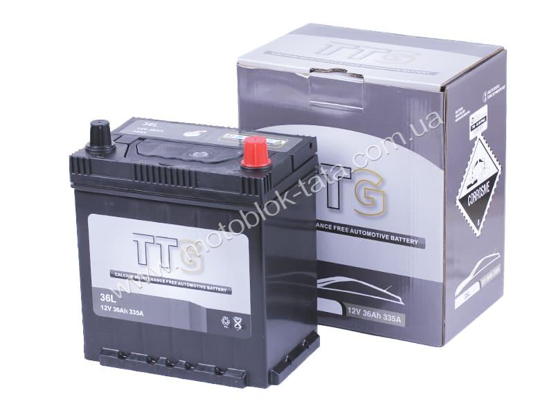 Акумулятор TTG 36AH 12V (L) 202×135×222 мм на дизельний генератор