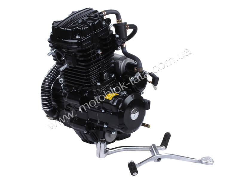 Двигун CG300 TT AGRO MOTO на мотоцикл, L170 ММ (з водяним охолодженням, бензиновий) 25 к.с., без сайлентблоків у місцях кріплення до рами