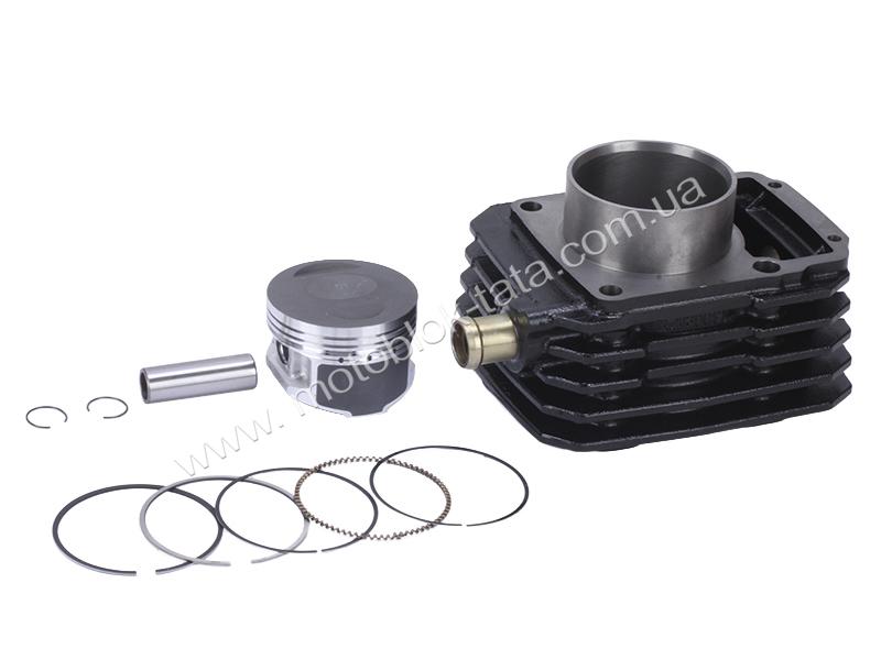Поршневий (ЦПГ) 74 мм TT AGRO MOTO STD поршень опуклий на бензиновий двигун CG-300CC