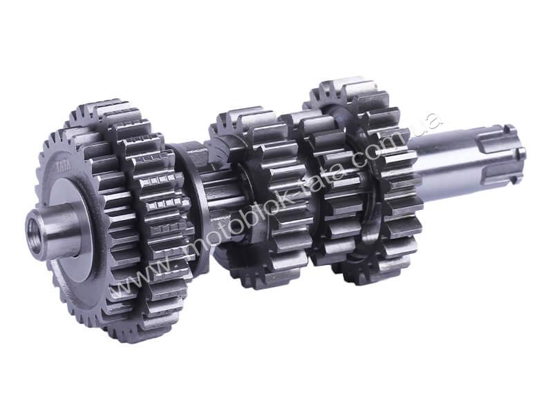 Шестерни вторичного вала TT AGRO MOTO на бензиновый двигатель CB-250/300СС, количество зубов - 29/32/25/23/21/28