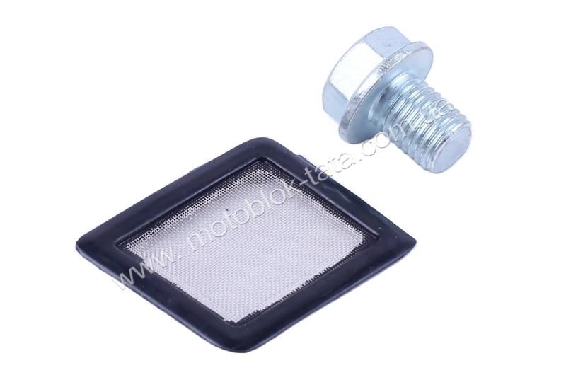 Болт зливу олії з сіткою TT AGRO MOTO на мопед Дельта/Альфа