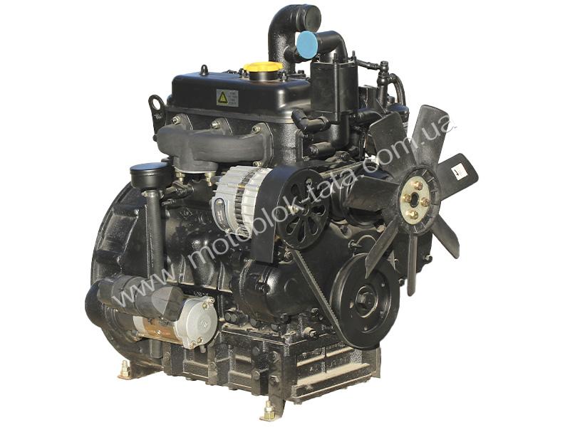 Двигатель КМ385ВТ 3 цилиндра 4т 24 л.с. водяное охлаждение