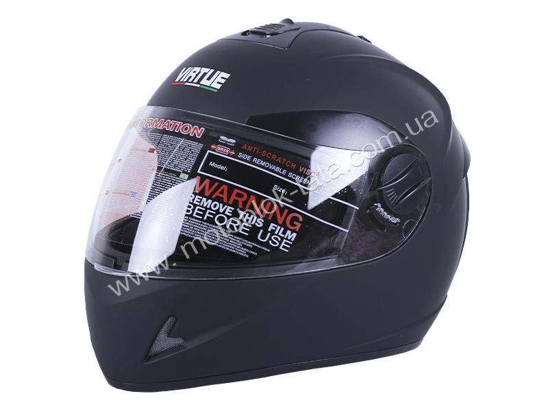 Шлем мотоциклетный интеграл MD-800 VIRTUE (черный матовый, size S)