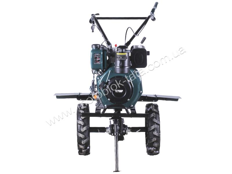 Мотоблок дизельный MB-1100A-ZX TT AGRO MOTO (редукторный), колесо 4,00×8 (безвоздушное), двигатель 178F (6 л.с.), GREEN, изображение 5