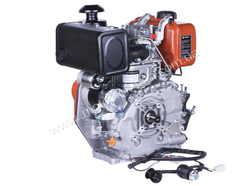 Двигатель 178FE - дизель (под шлицы диаметр 25 мм) (6 л.с.) с электростартером