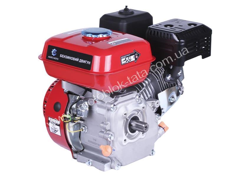 Двигатель бензиновый 170F TT AGRO MOTO (с выходом вала под шлицы, 25 мм) 7 л.с.