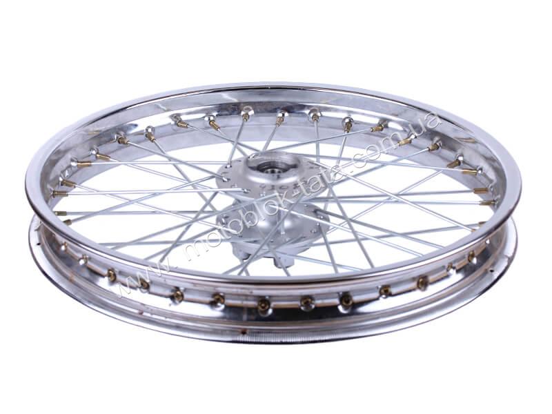 Диск передній TΛTΛ R19*1.85J на мотоцикл XY250GY-9А, хром УЦІНКА