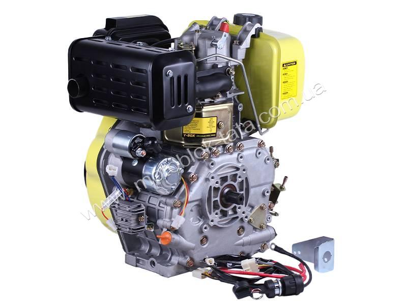 Двигатель дизельный 188FE YBX (под шлицы, 25 мм) 13 л.с.