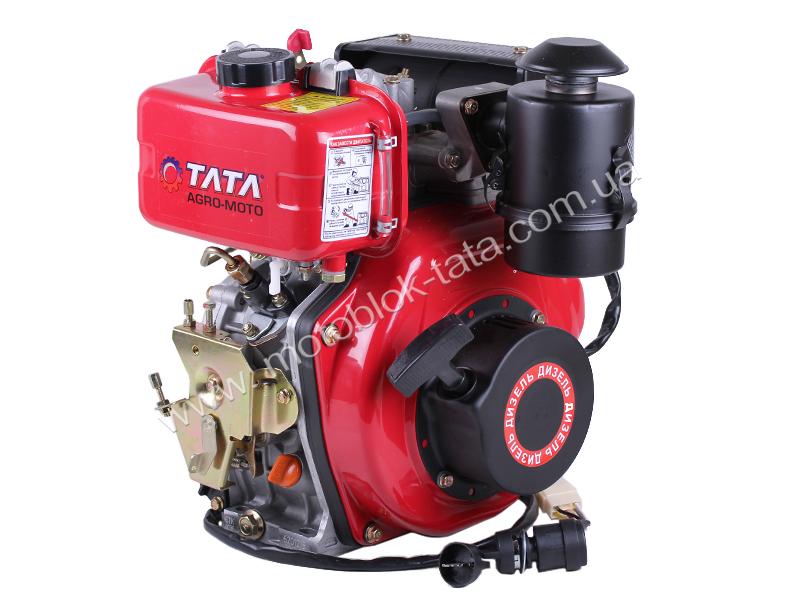 Двигатель дизельный с электростартером 173DE ТАТА (с выходом вала под шпонку, 20 мм) 5 л.с.