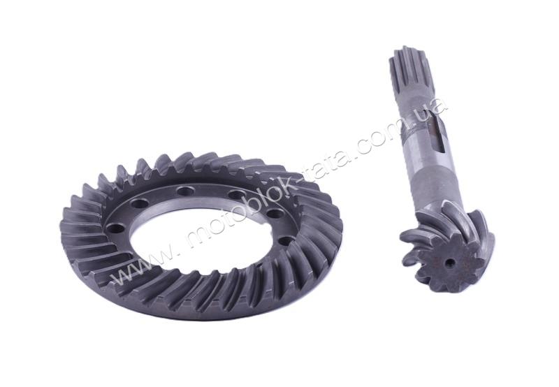 Головна пара заднього мосту TTG на трактор DongFeng, шестерня ведена Z-9/10 + шестерня ведуча Z-34