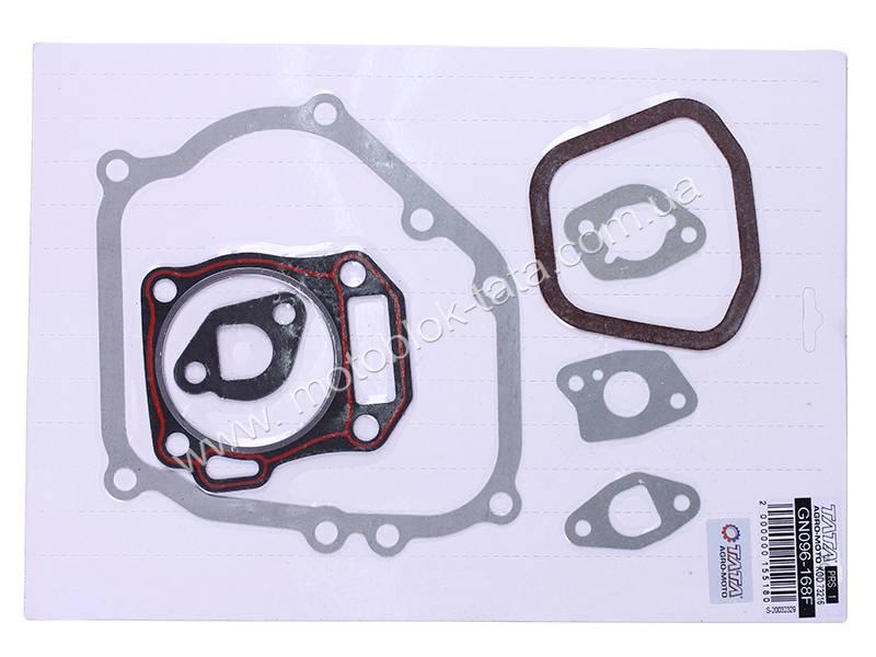 Прокладки ТАТА на бензиновый двигатель 170F с диаметром поршня 70 мм на генератор GN 2-3,5 KW, к-т: 7 шт.
