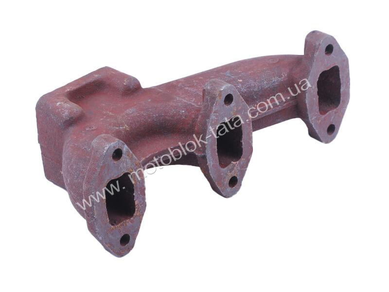 Коллектор выпускной TTG на минитрактор DongFeng 240/244, Foton 240/244, Jinma 240/244 с дизельным двигателем КМ385ВТ, тип 2