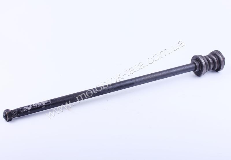 Вал рулевой в сборе L-560 мм с червяком (нового образца) тип 1 - Xingtai 120/220