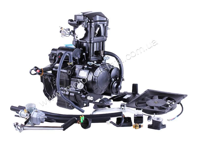 Двигун бензиновий CG 200 TT AGRO MOTO на мотоцикл ZONGSHEN, з водяним охолодженням, бензиновий, механіка, 5 передач, 14.0 к.с. УЦІНКА