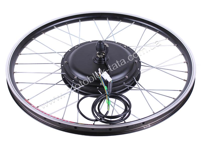 Велонабор колесо переднее 26 ТАТА без дисплея 500W, изображение 1