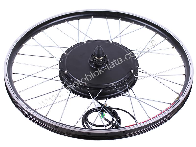 Велонабір колесо переднє 26 ТАТА з дисплеєм 500W, изображение 2